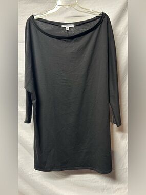 The Vanity Room Black Crewneck Top